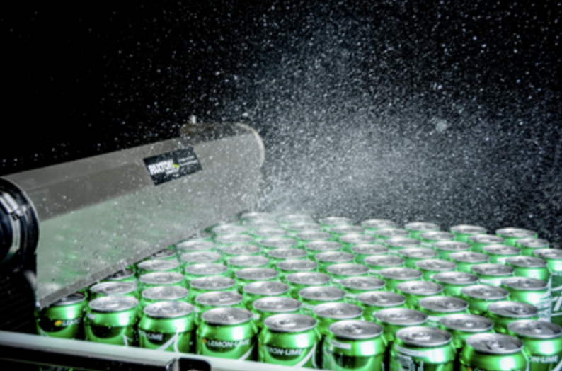 Industrial Machinery With Soda Cans